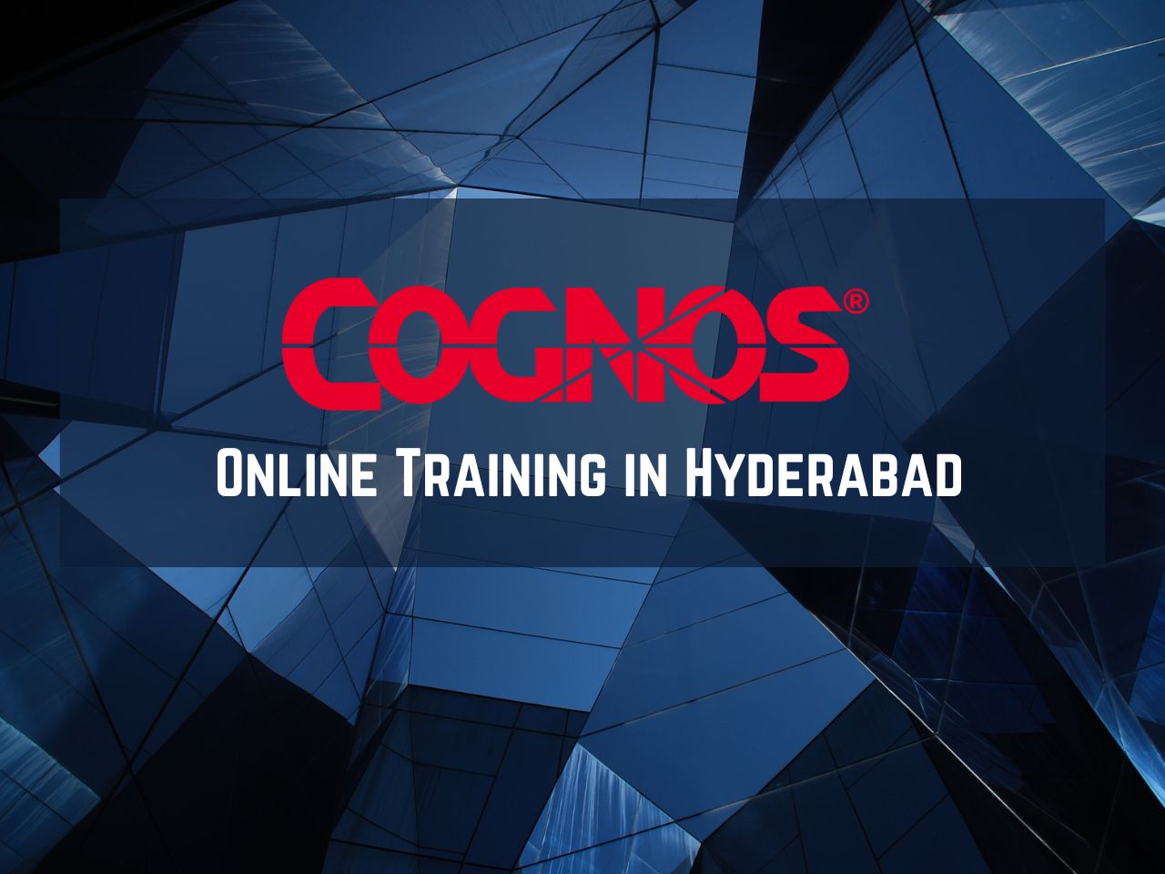 Cognos Online Training from India