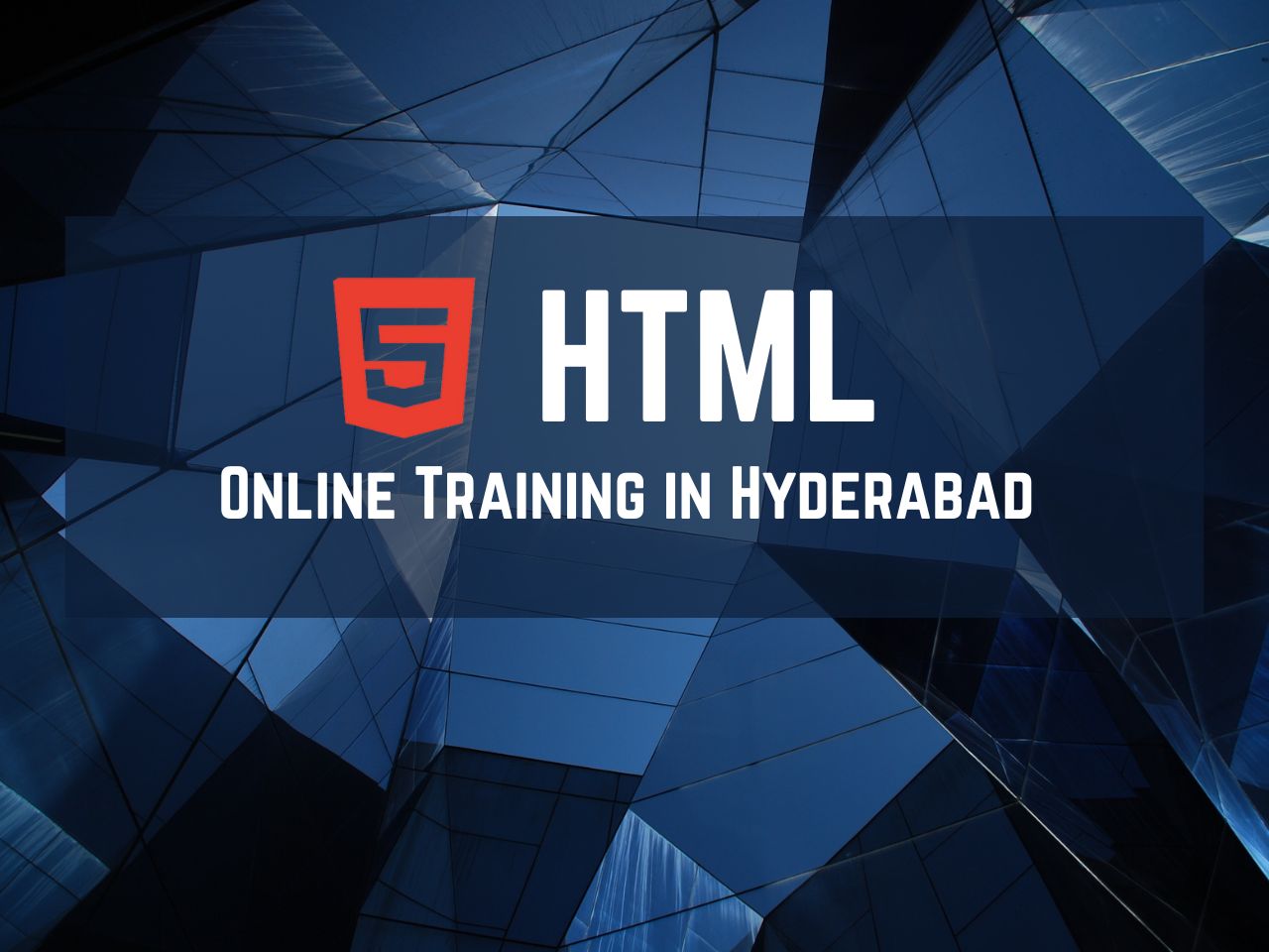 HTML Online Training from India