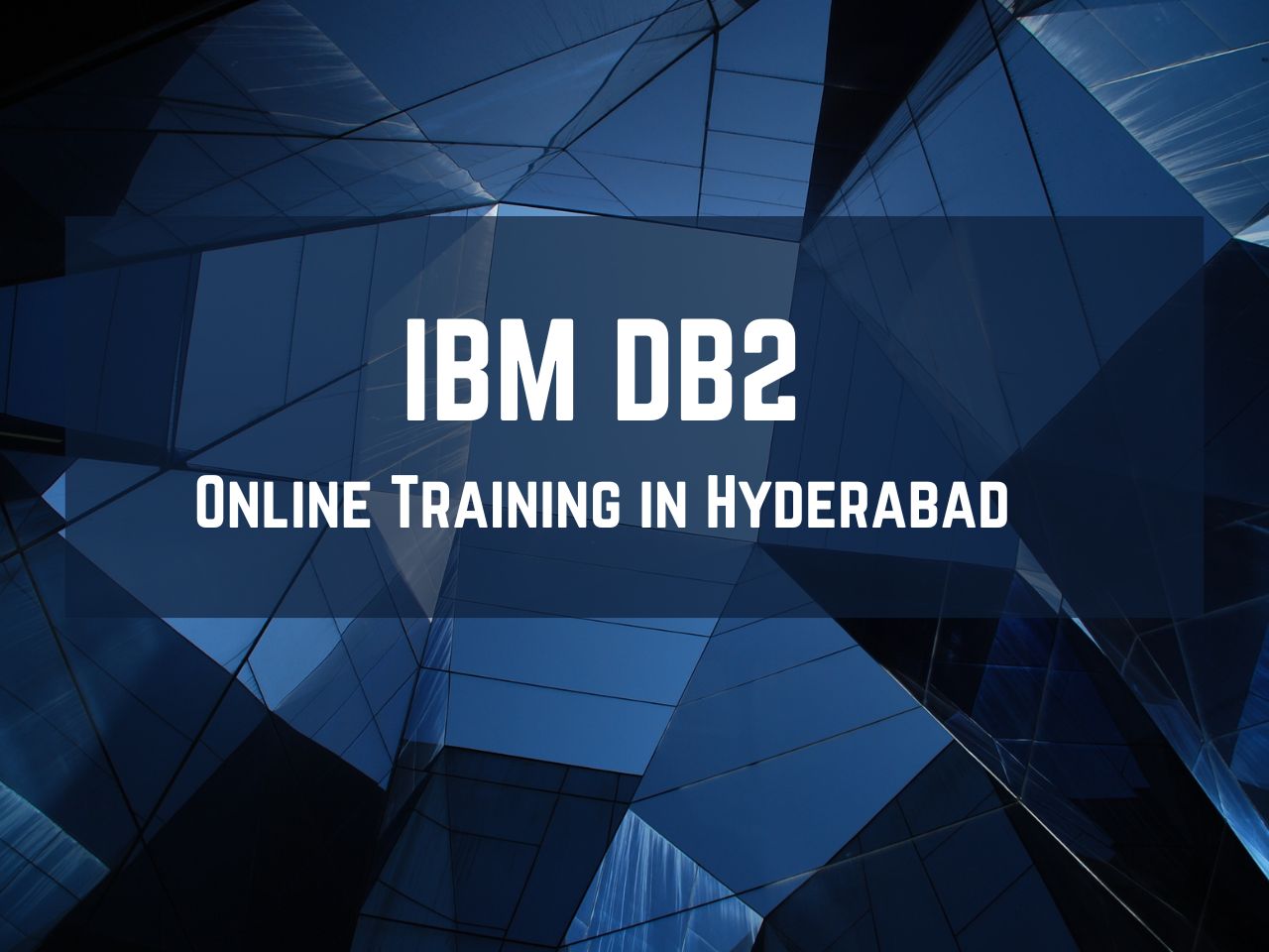 IBM DB2 Online Training from India