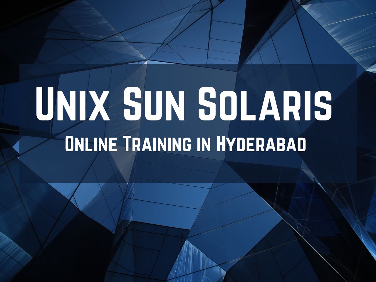 Unix Sun Solaris Online Training in Hyderabad